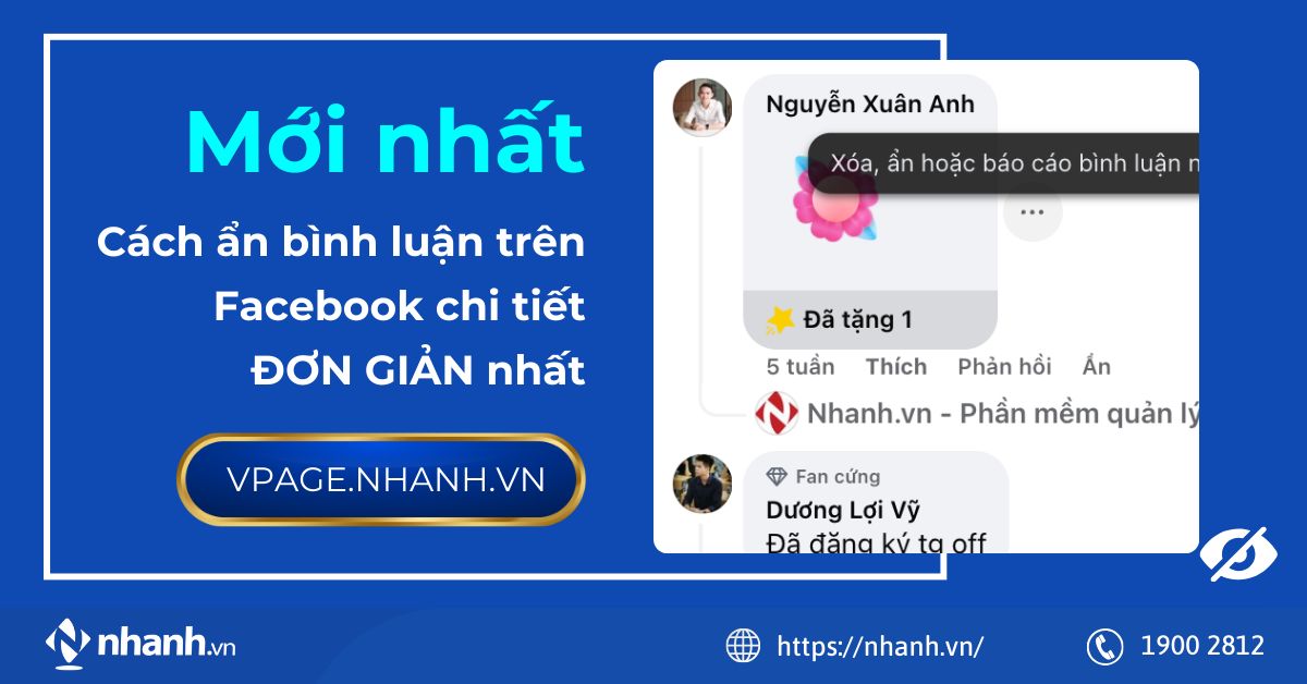 CÁCH ẨN TẤT CẢ BÌNH LUẬN TRÊN FANPAGE FACEBOOK TRÁNH CƯỚP KHÁCH