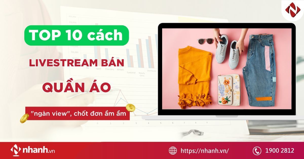 cách Livestream bán quần áo