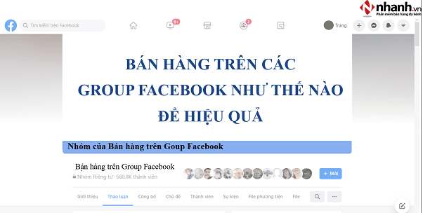 Bán hàng trên các group Facebook như thế nào để hiệu quả