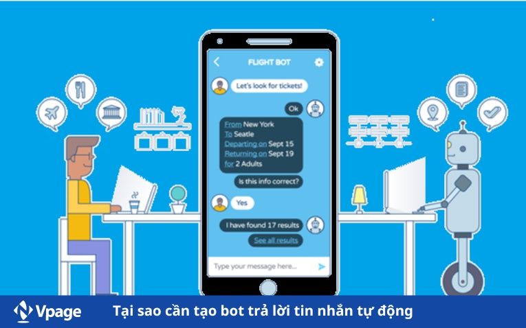 Tại sao cần tạo bot trả lời tin nhắn tự động