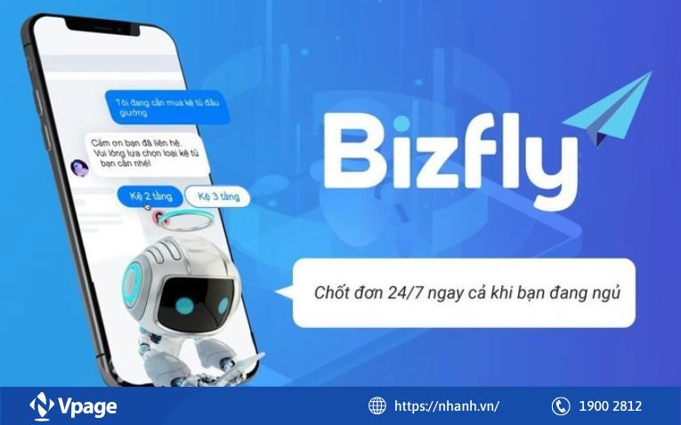 Phần mềm trả lời tin nhắn Fanpage Bizfly Chat