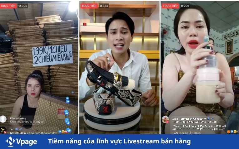 Tiềm năng của lĩnh vực Livestream bán hàng