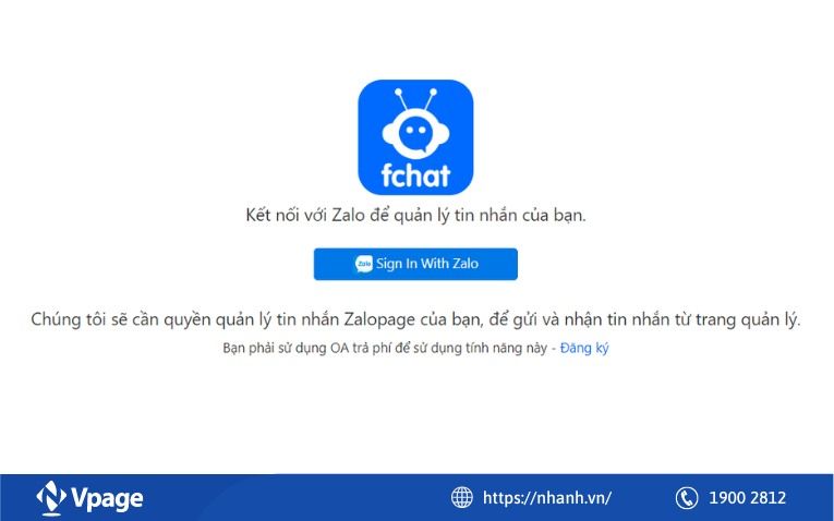 Cách quản lý tin nhắn zalo Fchat.vn