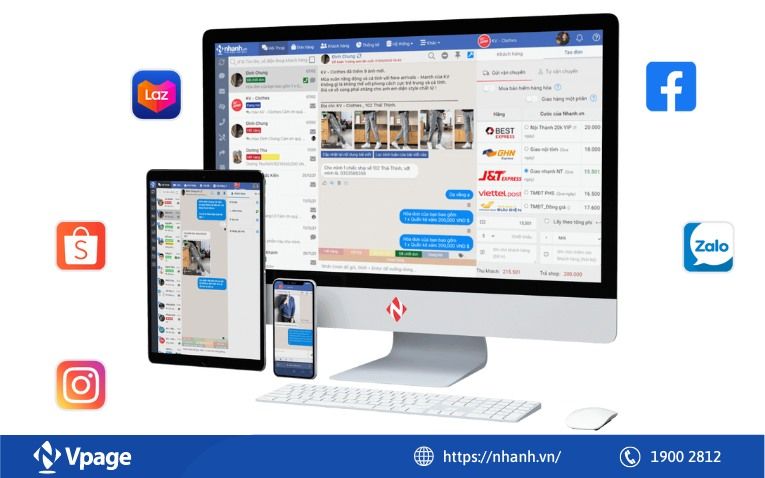 Phần mềm quản lý tin nhắn Zalo - Vpage