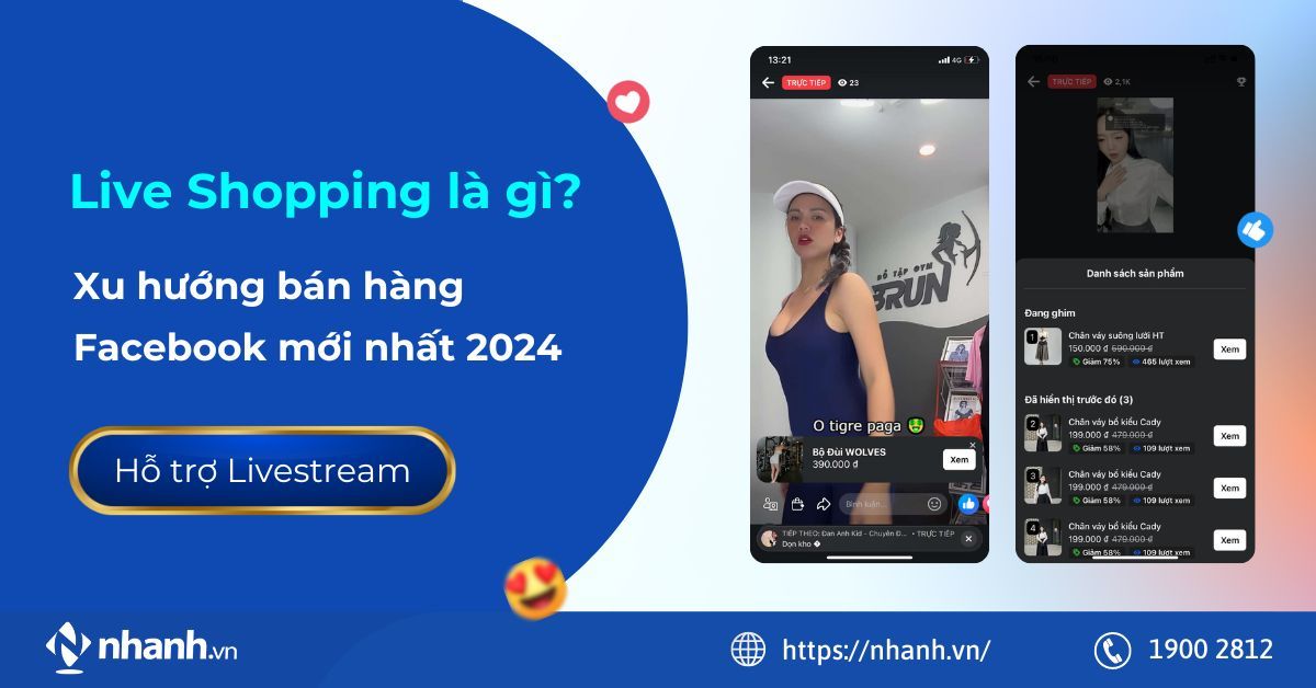 Facebook Live Shopping là gì? Xu hướng bán hàng Facebook mới nhất 2024