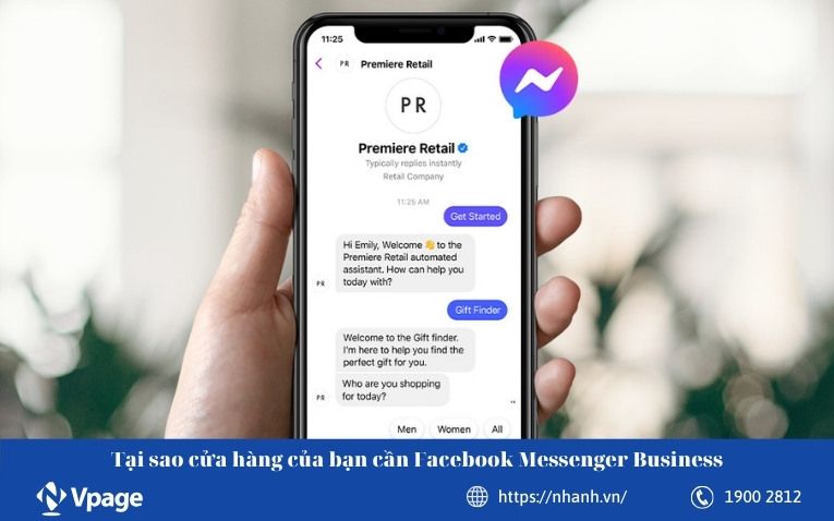 Tại sao cửa hàng của bạn cần Facebook Messenger Business