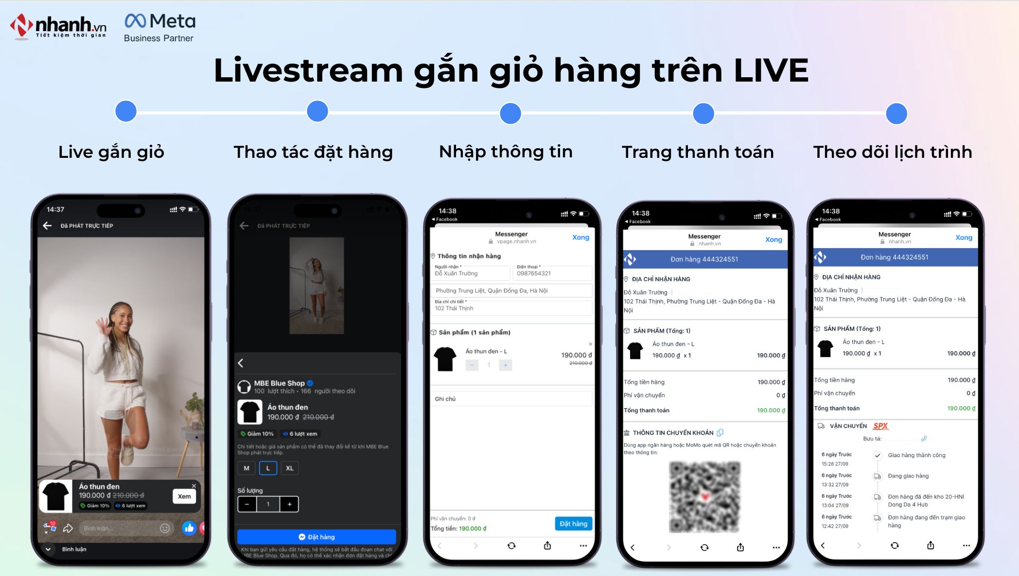 Chốt đơn tự động theo comment từ livestream, bài viết, reels