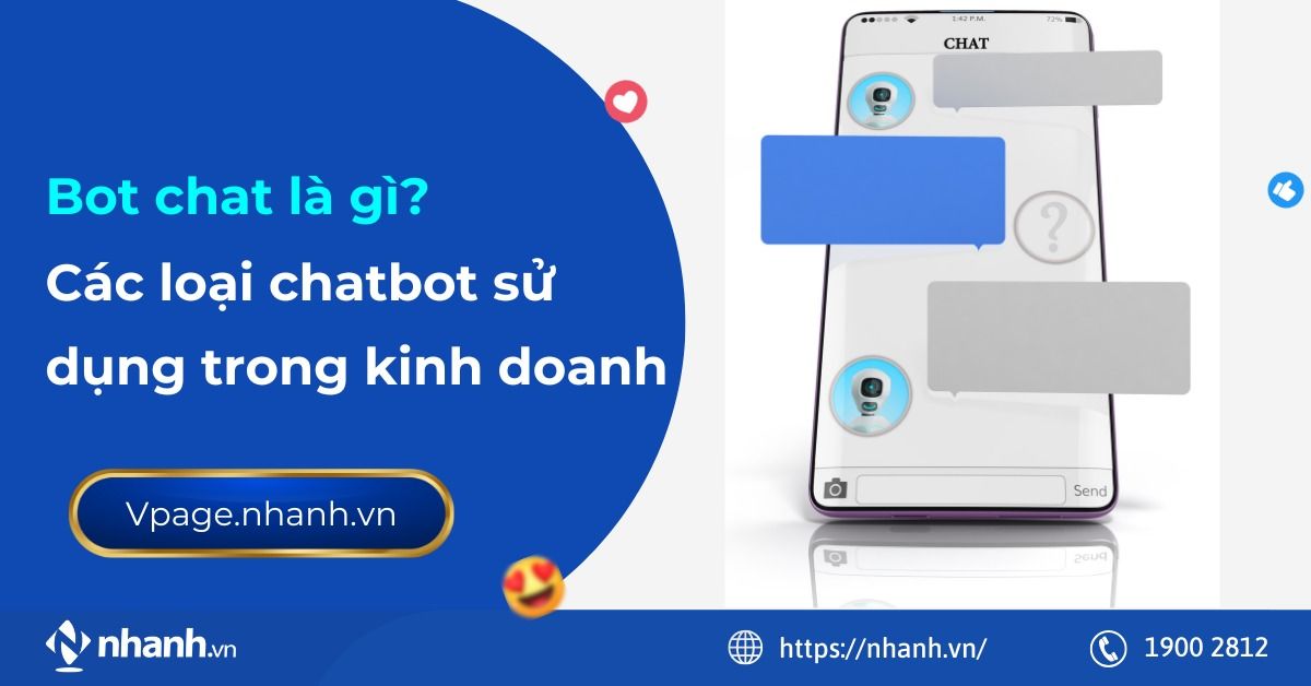 Bot chat là gì? Các loại chatbot sử dụng trong kinh doanh