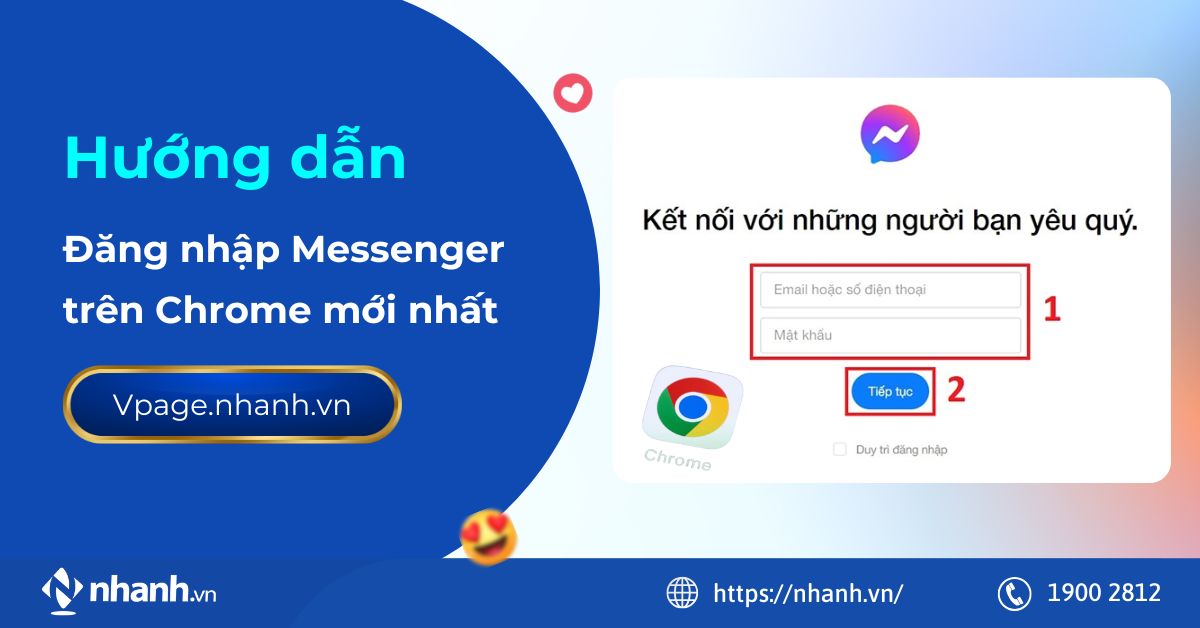 Hướng dẫn đăng nhập Messenger trên Chrome mới nhất