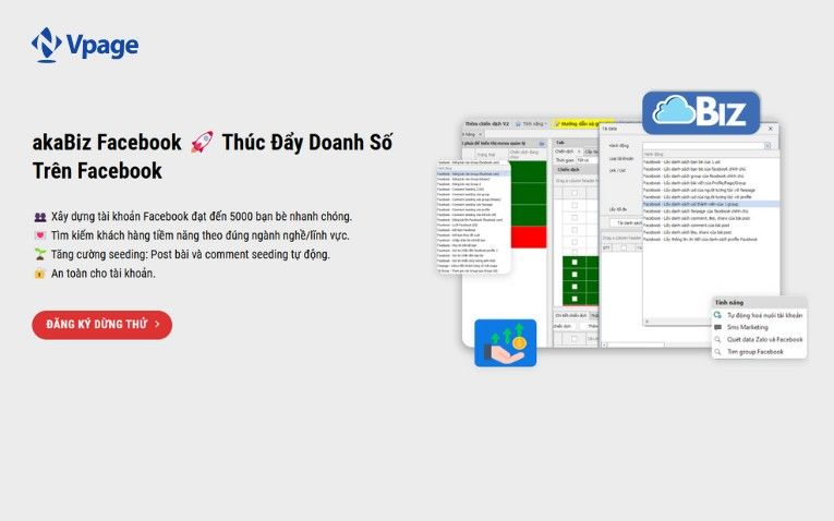 Phần mềm AkaBiz Facebook