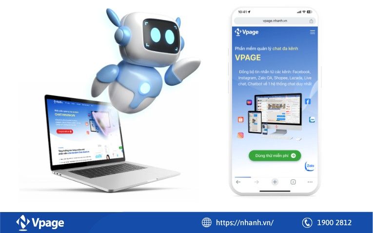 Phần mềm auto gửi tin nhắn Facebook Vpage