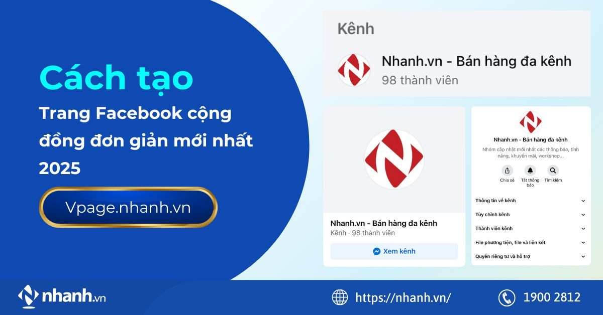 Cách tạo kênh Facebook cộng đồng đơn giản mới nhất 2025