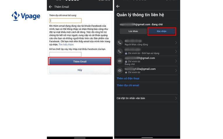 Thêm địa chỉ email mới