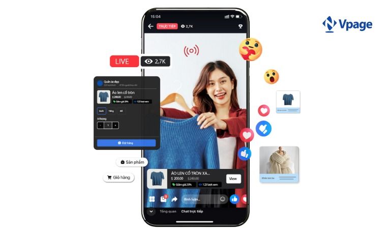 Tính năng Facebook Live Shopping