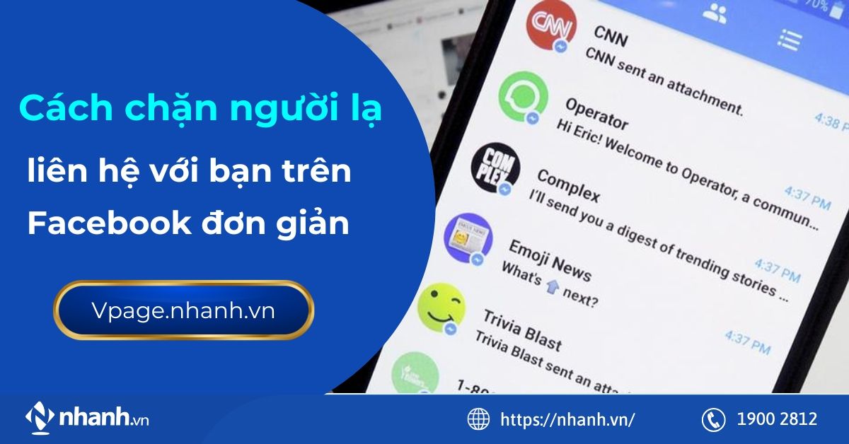 Cách chặn người lạ liên hệ với bạn trên Facebook đơn giản