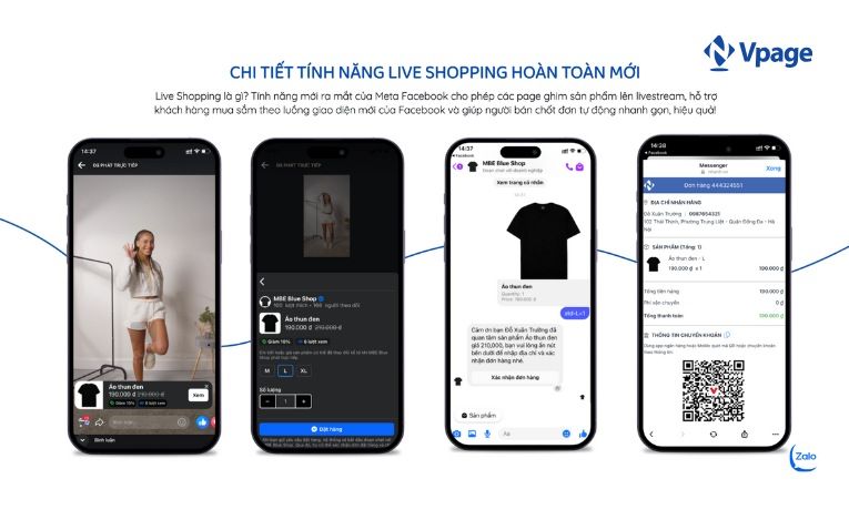 Kích hoạt tính năng Facebook Live Shopping