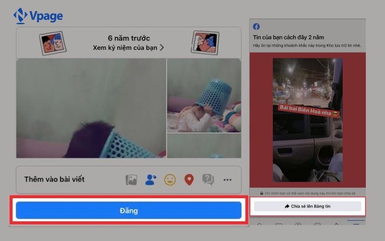 Cách chia sẻ kỷ niệm trên Facebook