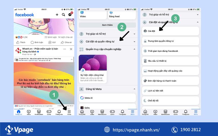 Hướng dẫn từng bước ẩn lượt like trên Facebook bằng điện thoại