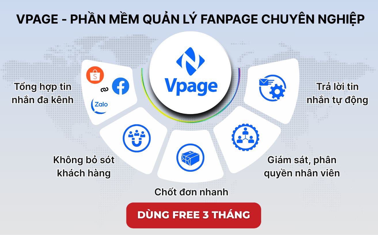 Vpage - Phần mềm quản lý Fanpage chuyên nghiệp
