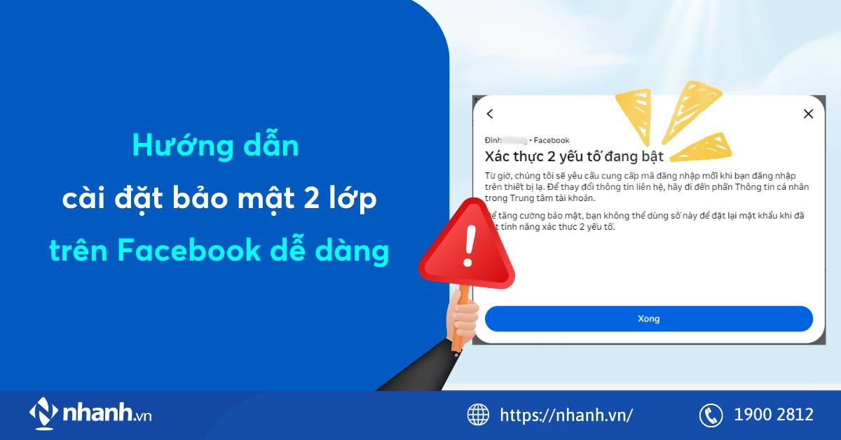 Hướng dẫn cài đặt bảo mật 2 lớp trên Facebook dễ dàng