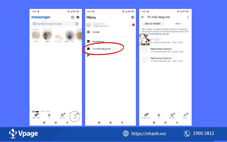 Cách xem tin nhắn chờ trên điện thoại