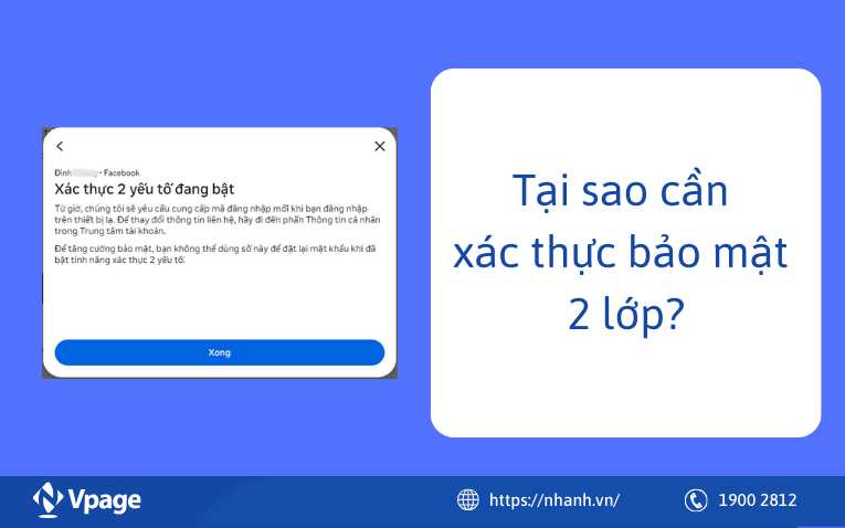 Tại sao cần xác thực bảo mật 2 lớp