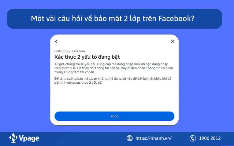 Một vài câu hỏi về bảo mật 2 lớp trên Facebook