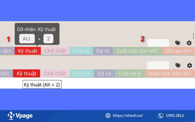  Tạo phím tắt để gán nhãn nhanh hơn