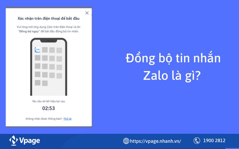 Đồng bộ tin nhắn Zalo là gì?