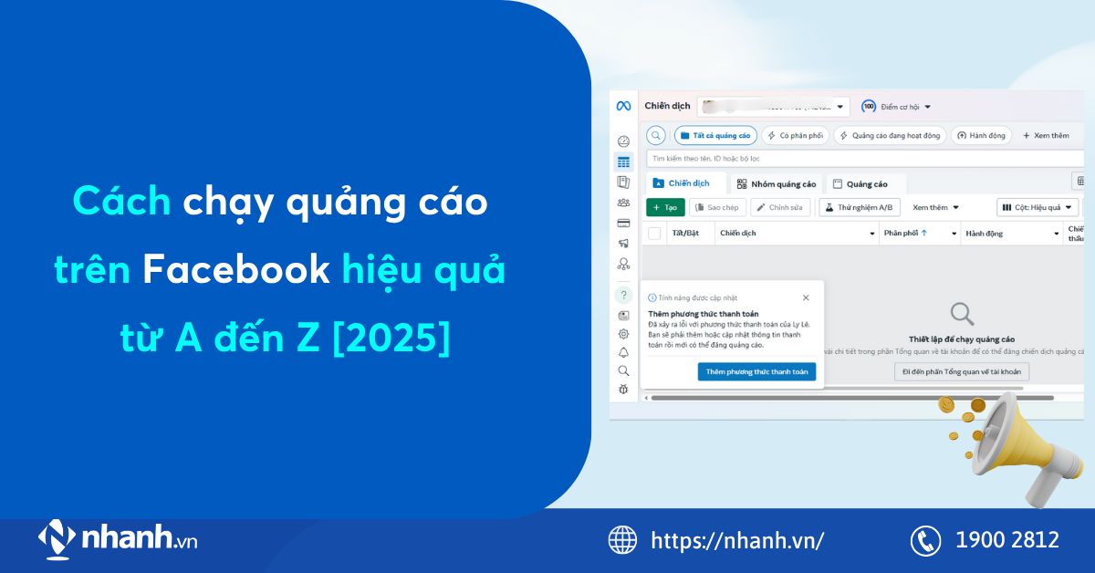 Cách chạy quảng cáo trên Facebook hiệu quả từ A đến Z [2025]