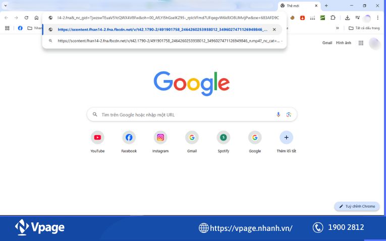 Sau khi đã copy xong thì mở tab mới, dán phần mã mới sao chép vào