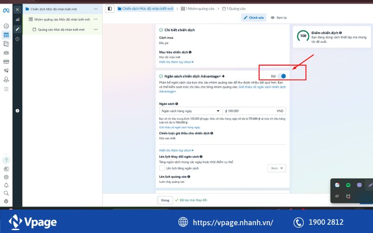 Cách đặt giá thầu trong Facebook Ads (qua Trình quản lý quảng cáo)