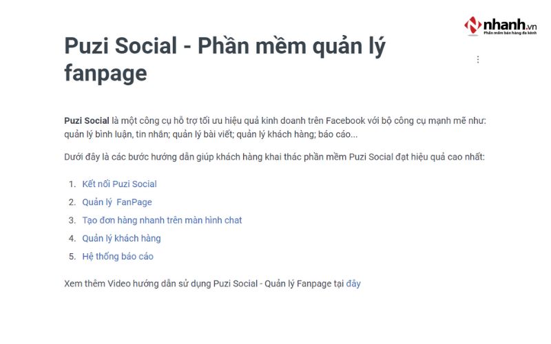 Phần mềm Puzi