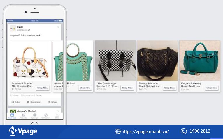 Quảng cáo băng chuyền (Carousel Ads)