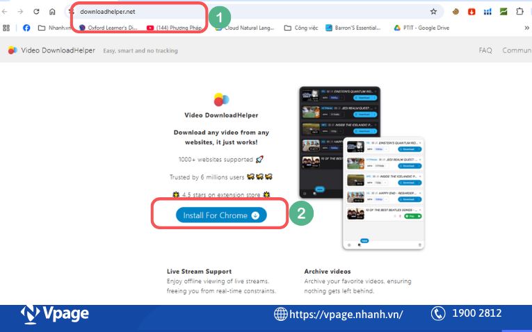 Tìm đến địa chỉ trong hướng dẫn, chọn “Instant for Chrome”