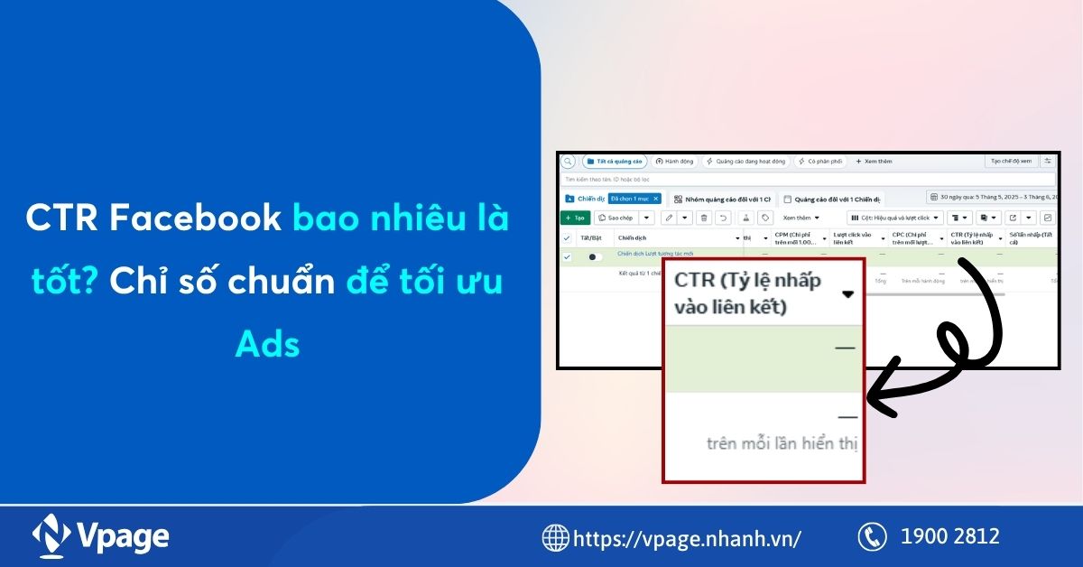 CTR Facebook bao nhiêu là tốt? Chỉ số chuẩn để tối ưu Ads