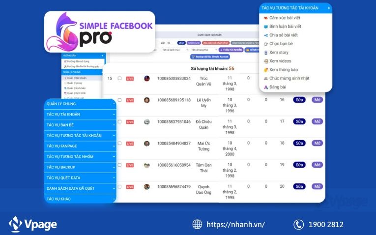Phần mềm đăng tin Simple Facebook
