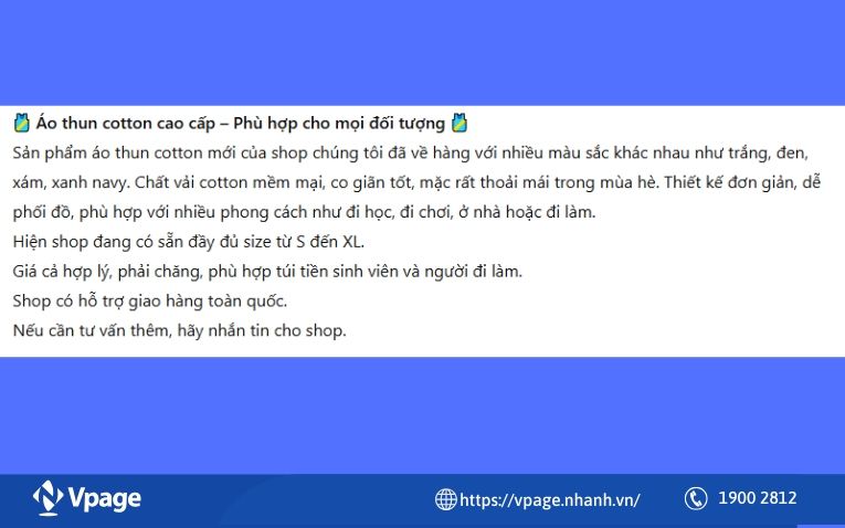 Nội dung quảng cáo không đủ hấp dẫn