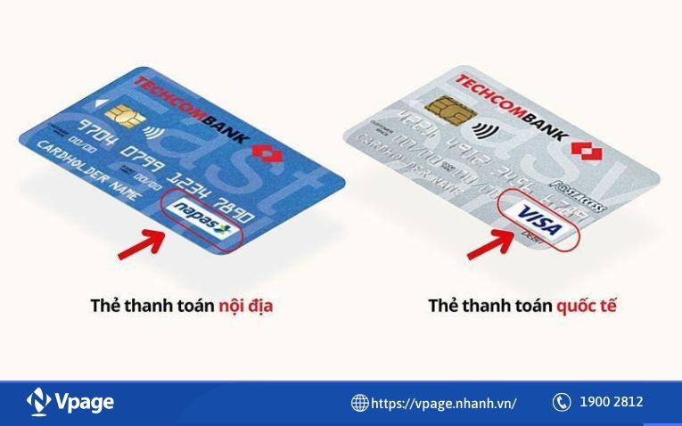 Thẻ không được hỗ trợ thanh toán quốc tế