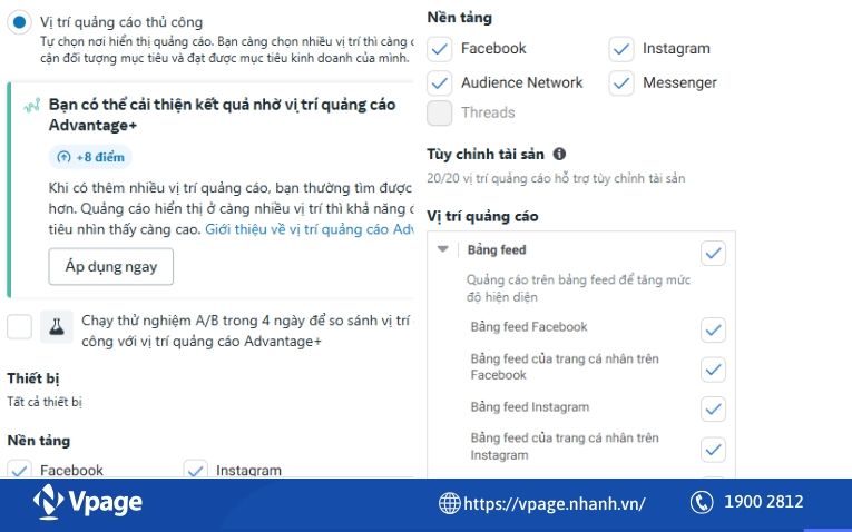 Vị trí hiển thị không phù hợp với nội dung