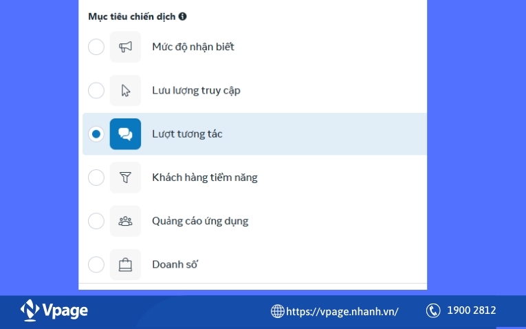  Đặt sai mục tiêu chiến dịch