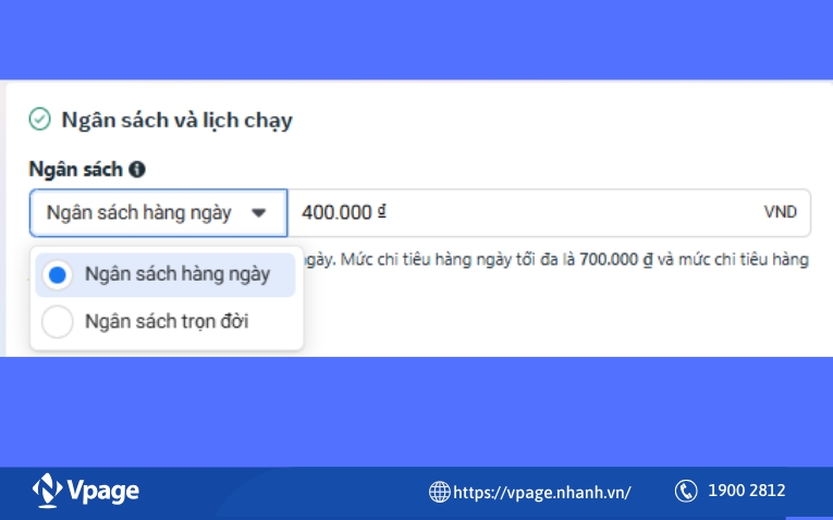 Nên chọn ngân sách hàng ngày hay ngân sách trọn đời?