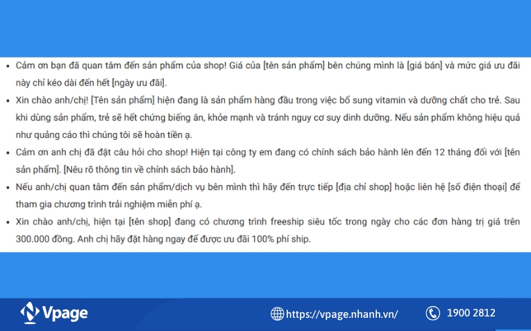  Cá nhân hóa tin nhắn theo ngữ cảnh khách hàng