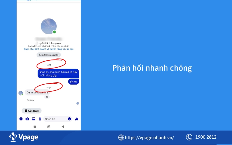 Phản hồi trong 30 giây đầu tiên