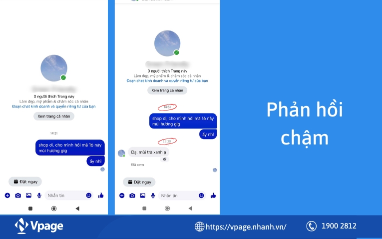 Tốc độ phản hồi quá chậm