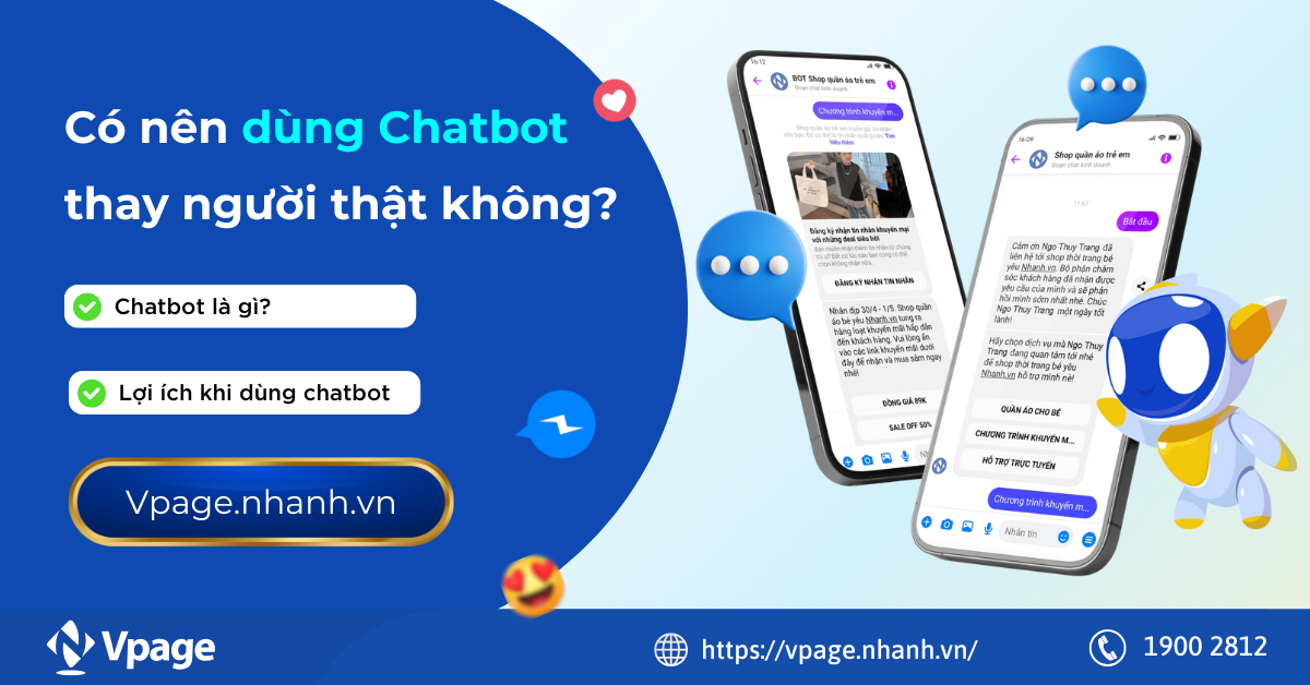 Có nên dùng Chatbot thay người thật không?