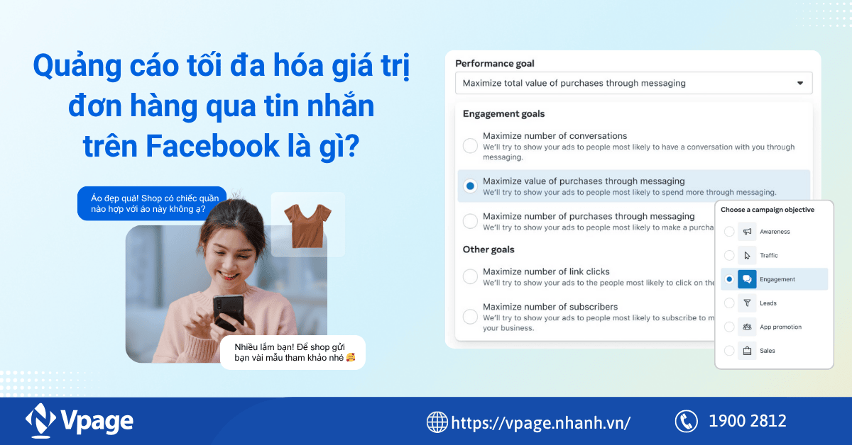 Quảng cáo tối đa hóa giá trị đơn hàng qua tin nhắn là gì?