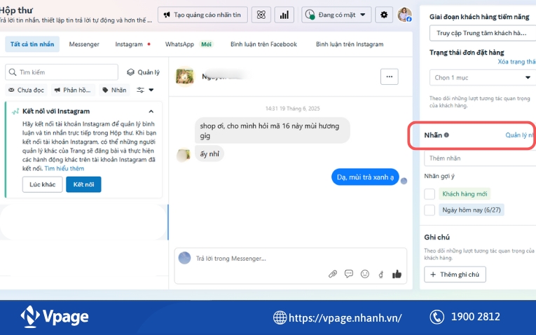 Gắn thẻ inbox là gì? 