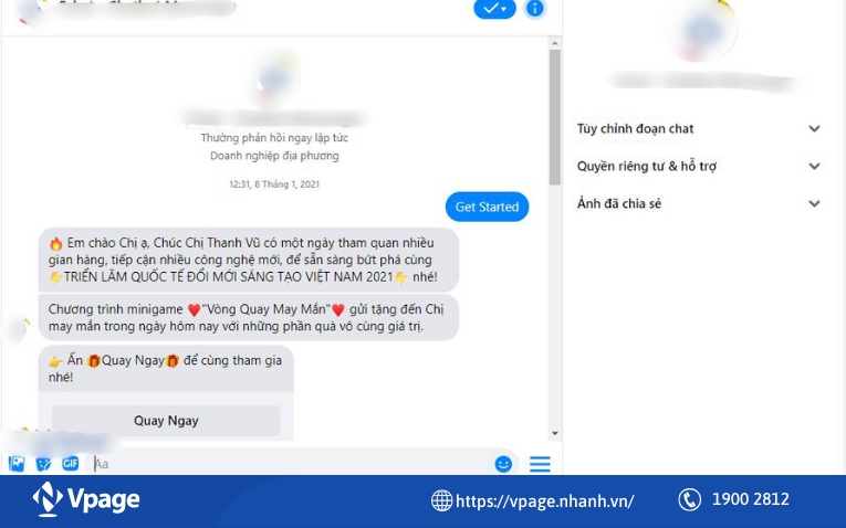 Gửi tin nhắn quá nhanh, quá nhiều lần