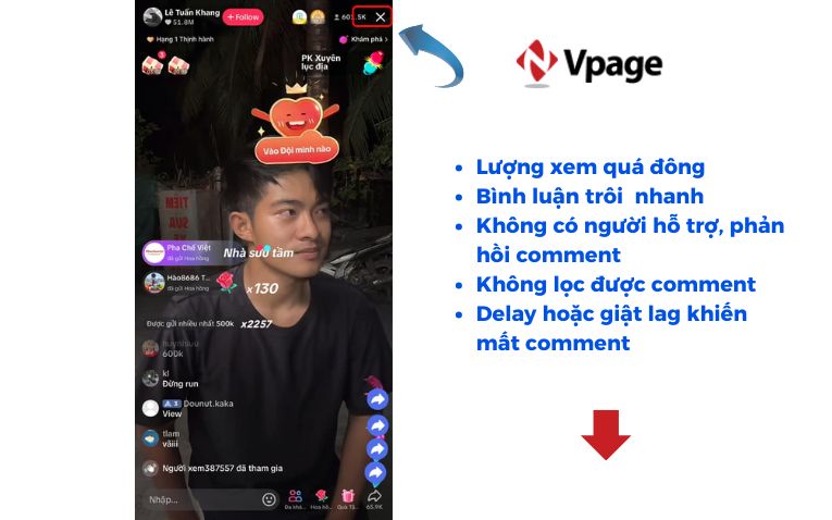 Những nguyên nhân phổ biến khiến comment bị bỏ sót khi livestream